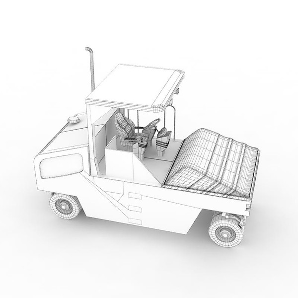 3d pneumatic compactor industrial vehicles - Pneumatic compactor 01 by 3DRivers by 3DRivers